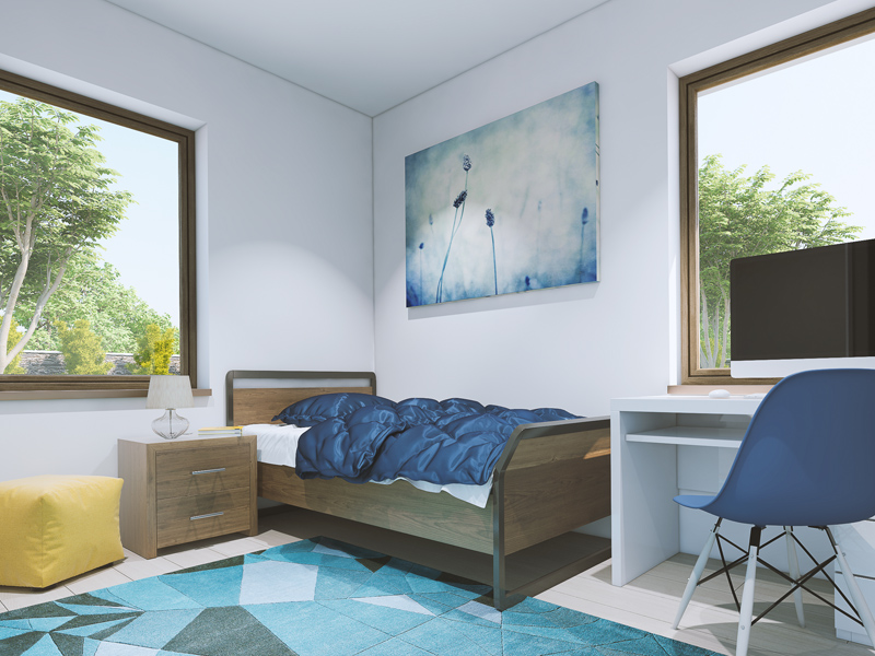 príklad interiéru domu