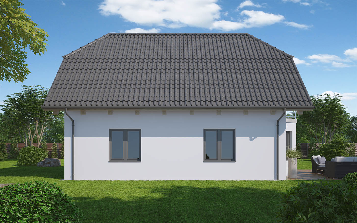 pohľad domu