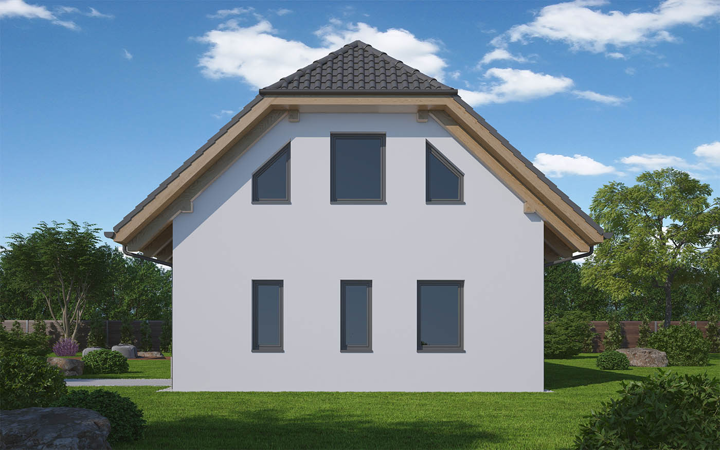 pohľad domu