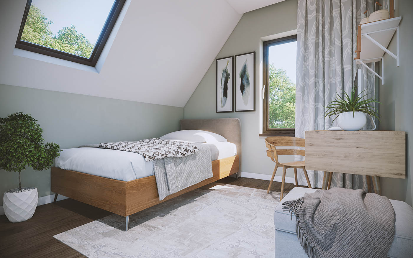 príklad interiéru domu