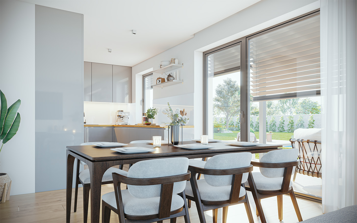 príklad interiéru domu