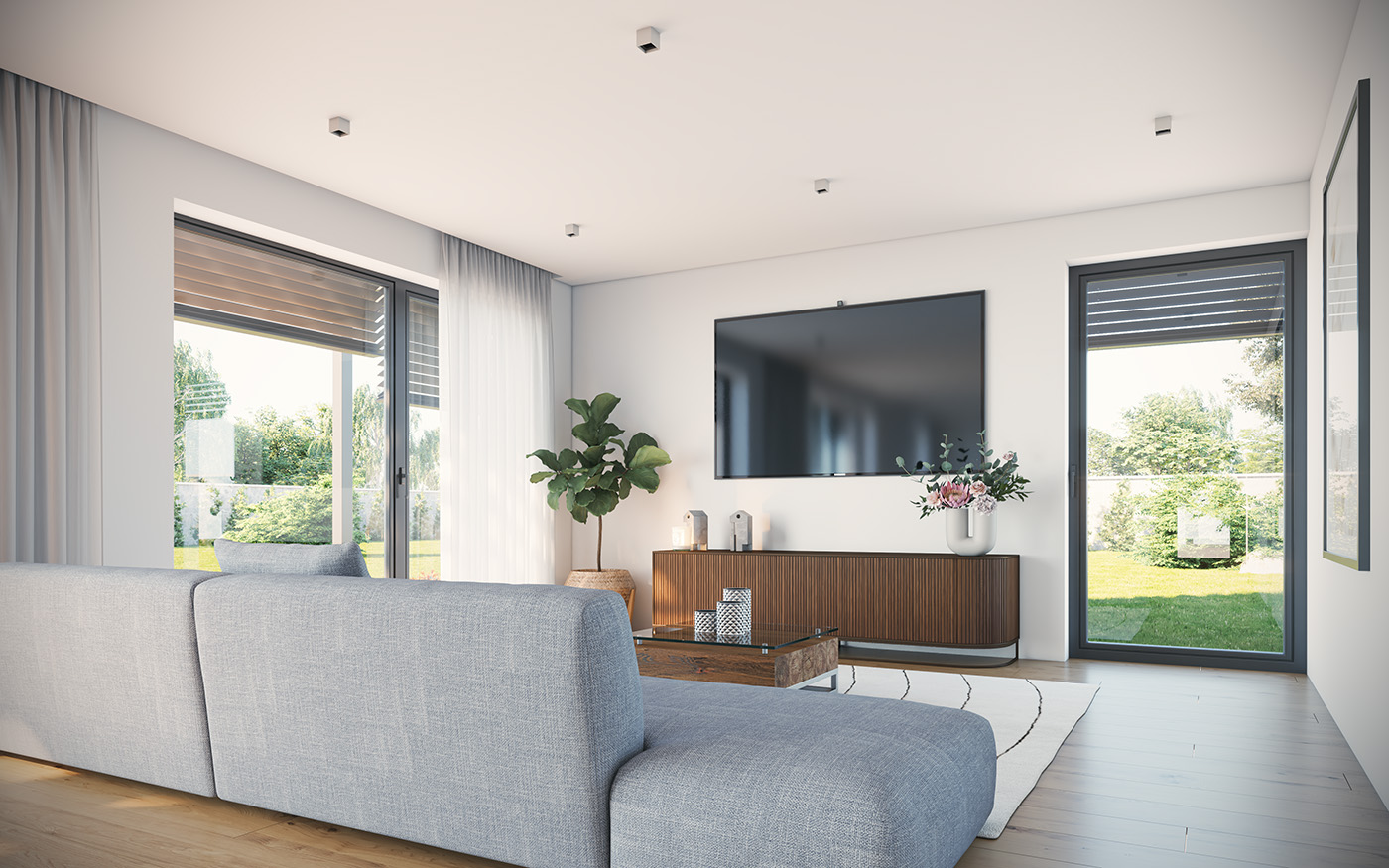 príklad interiéru domu