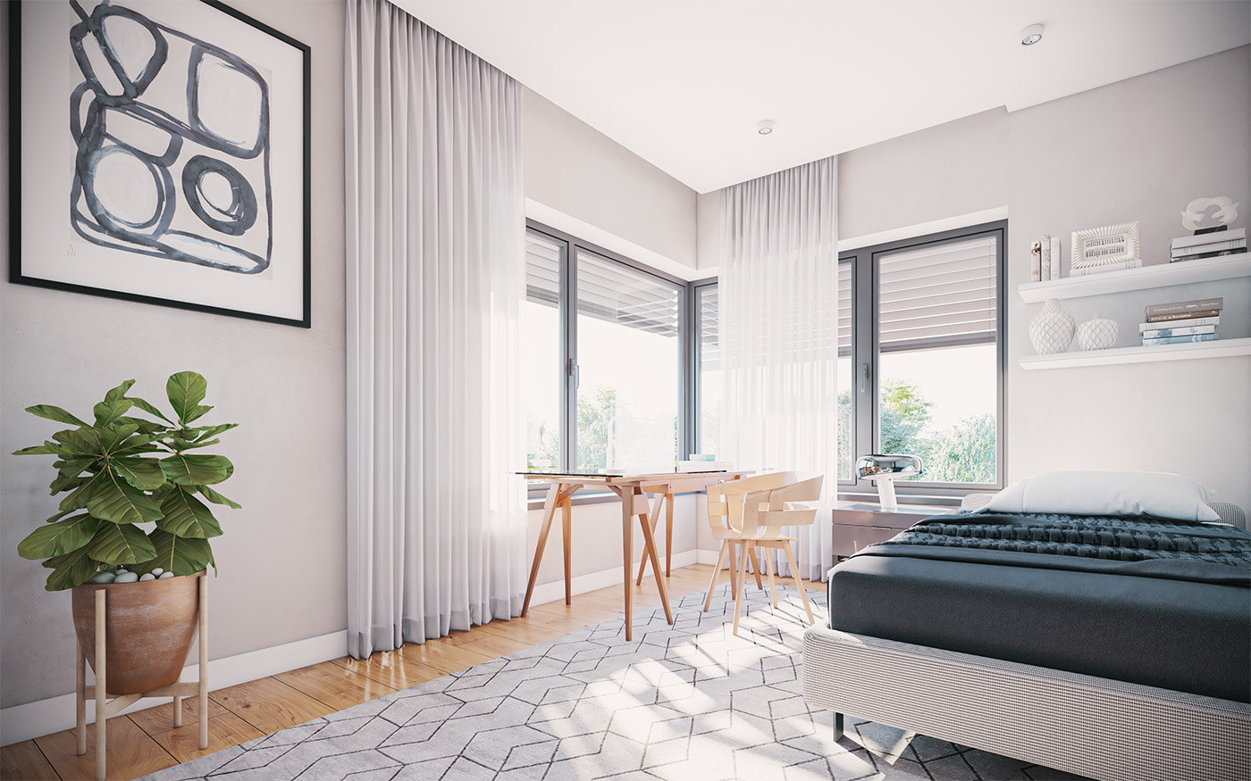 príklad interiéru domu