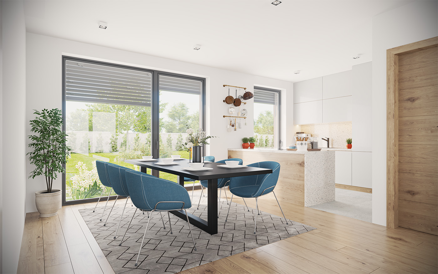 príklad interiéru domu