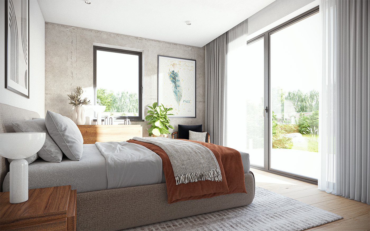 príklad interiéru domu