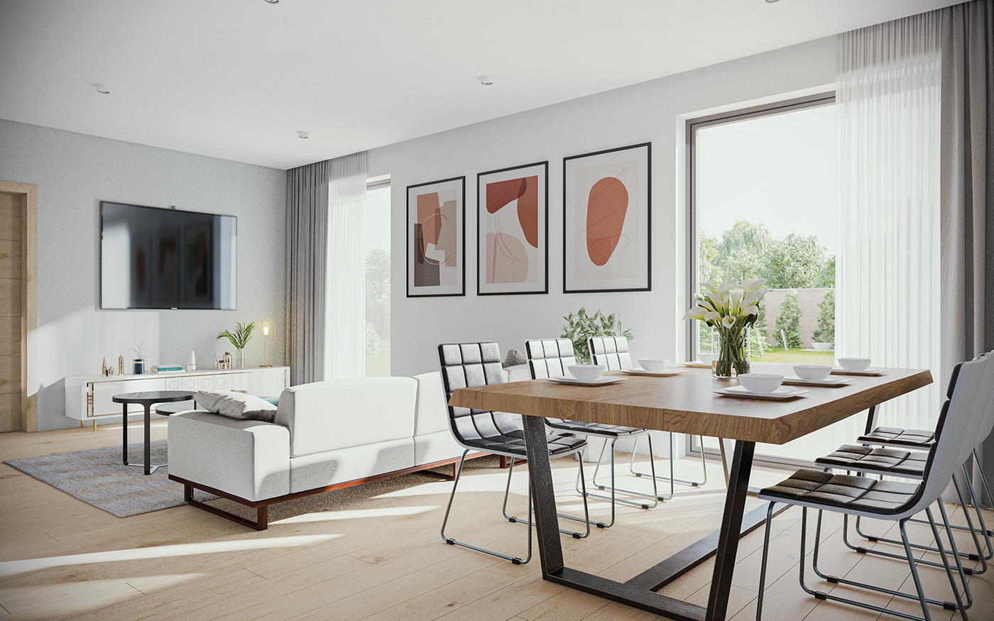 príklad interiéru domu