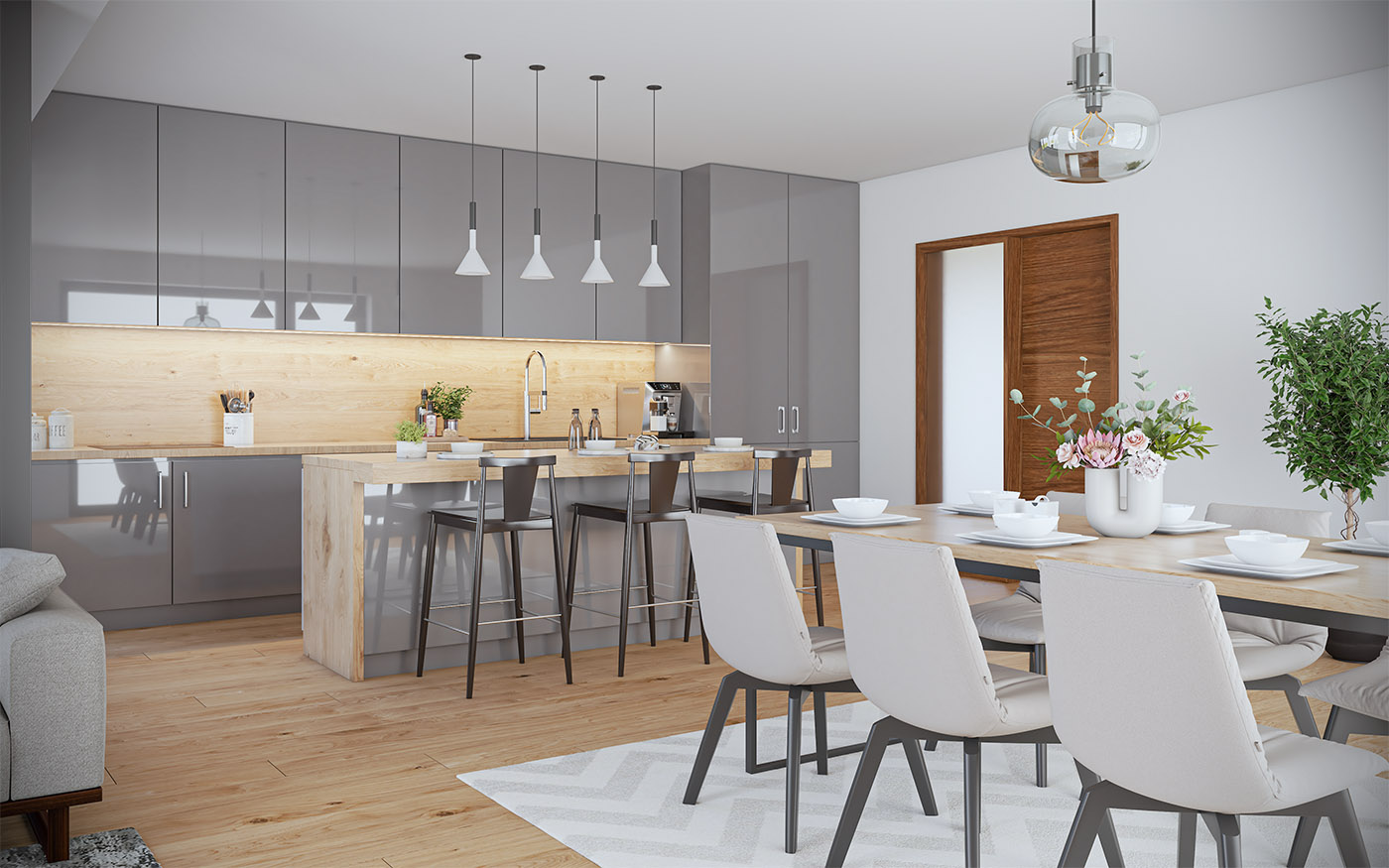 príklad interiéru domu