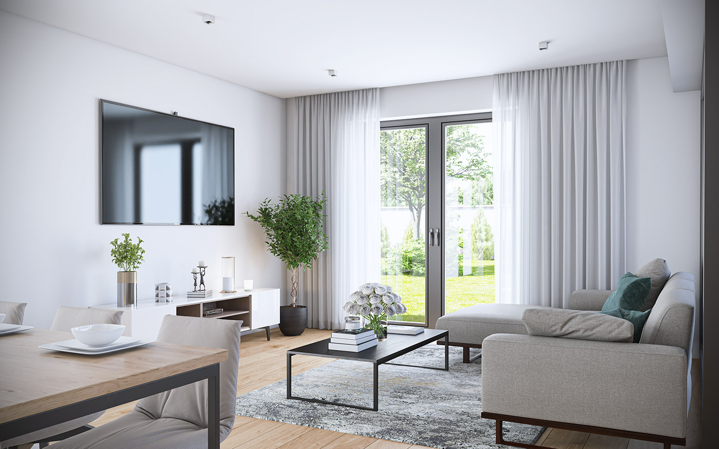 príklad interiéru domu