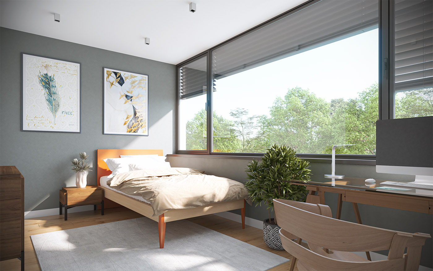 príklad interiéru domu