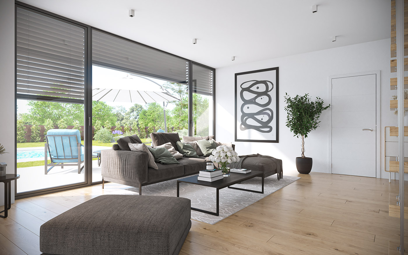 príklad interiéru domu