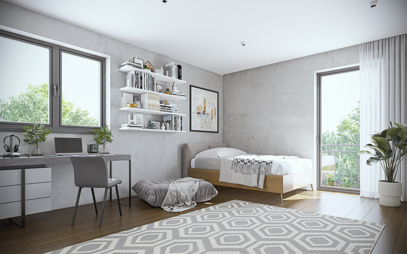 príklad interiéru domu