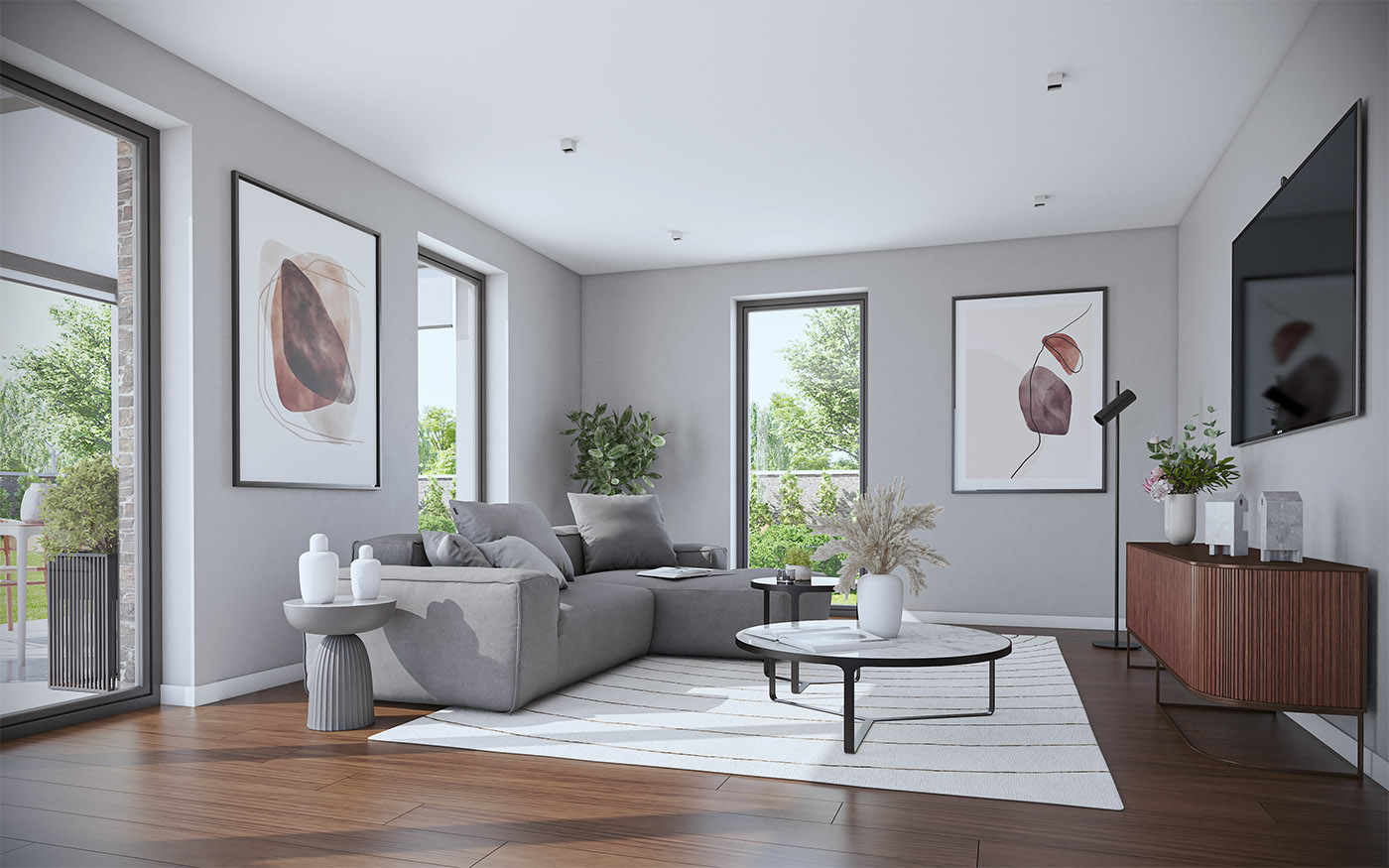 príklad interiéru domu