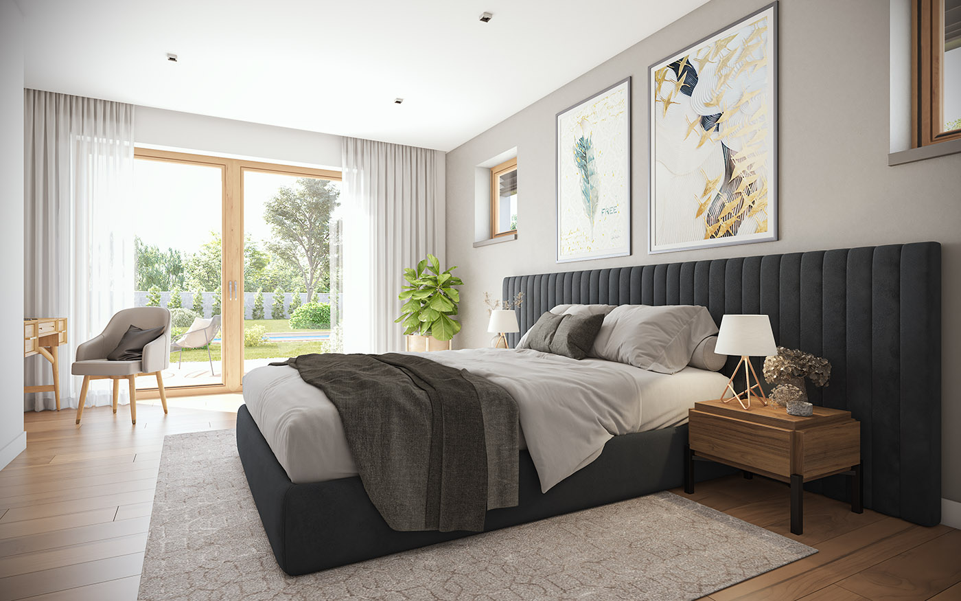 príklad interiéru domu