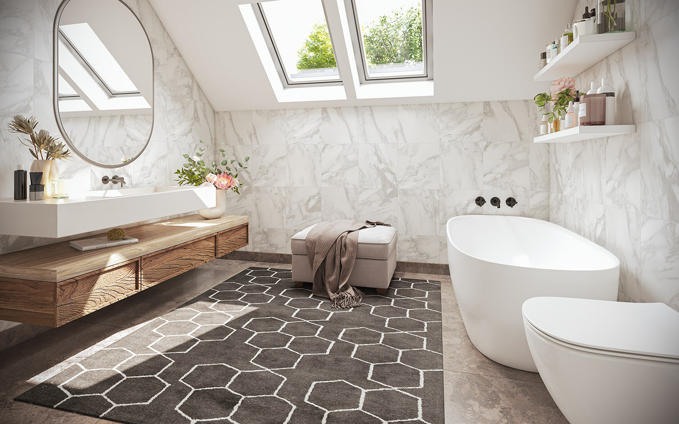 príklad interiéru domu