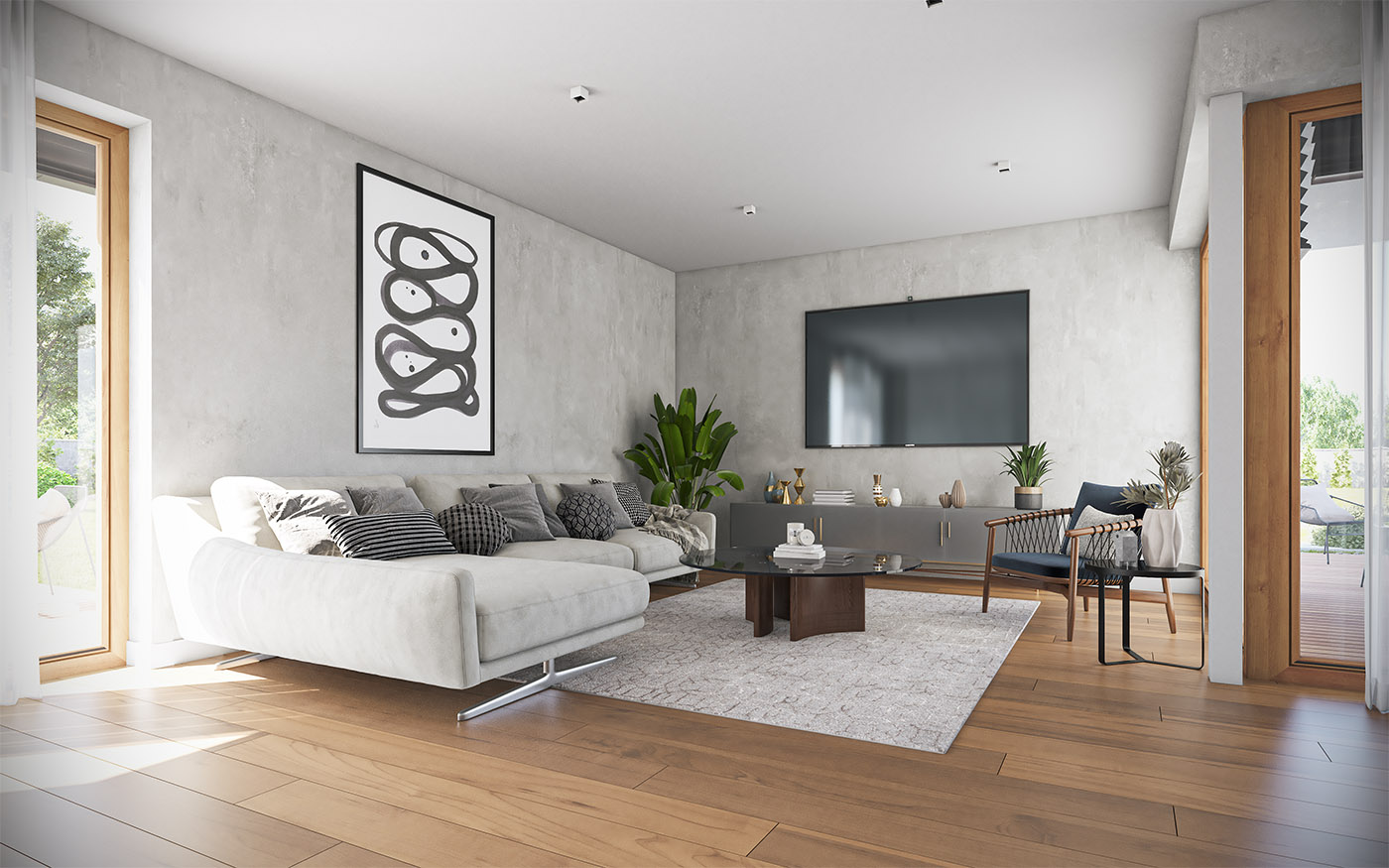 príklad interiéru domu