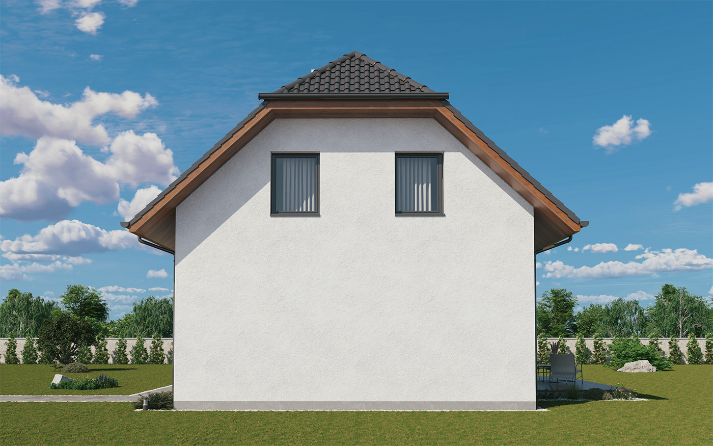 pohľad domu