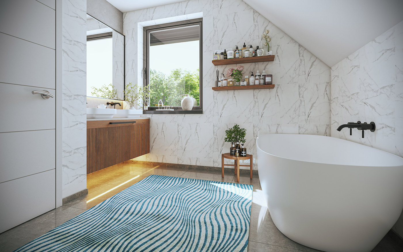 príklad interiéru domu