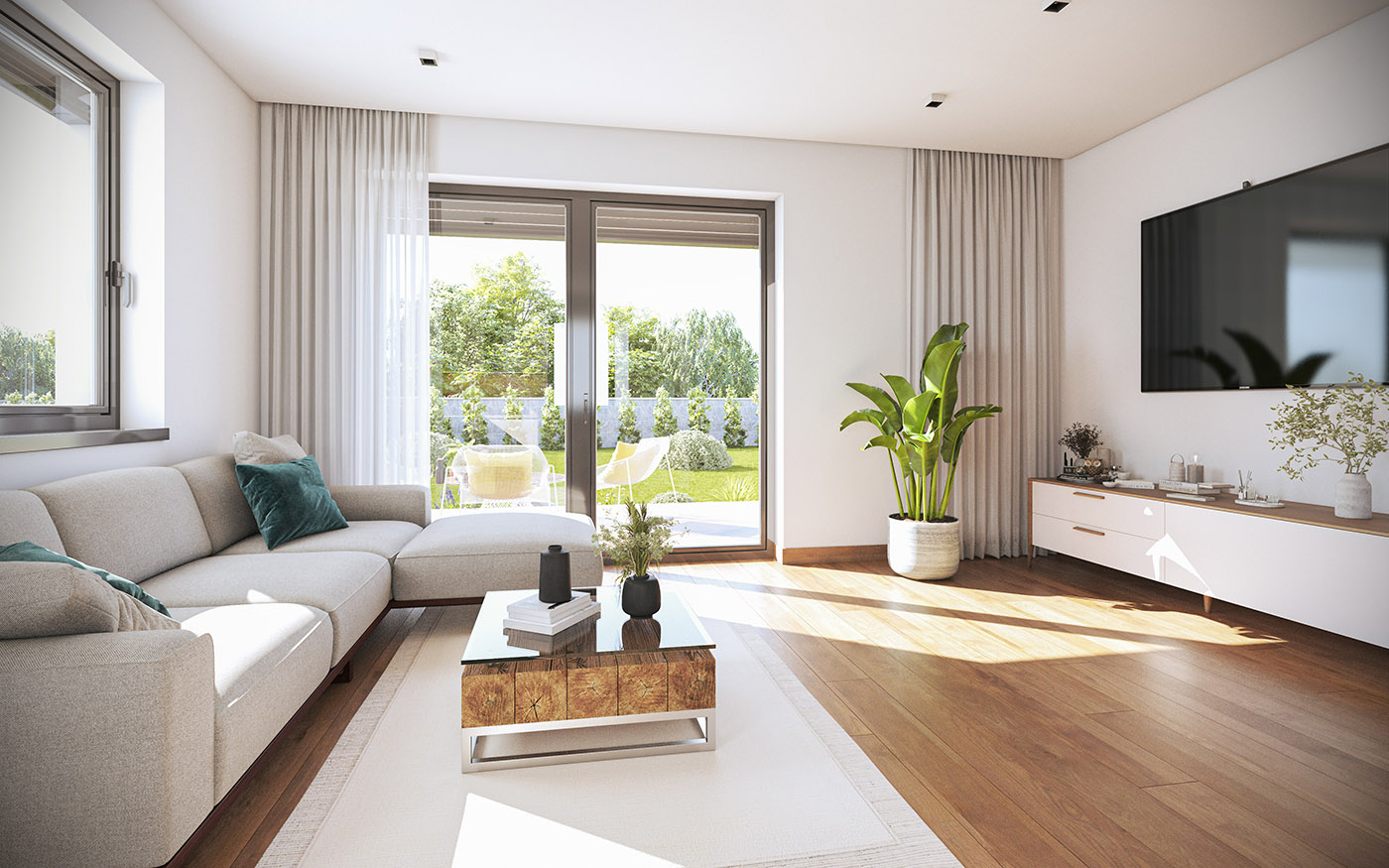 príklad interiéru domu