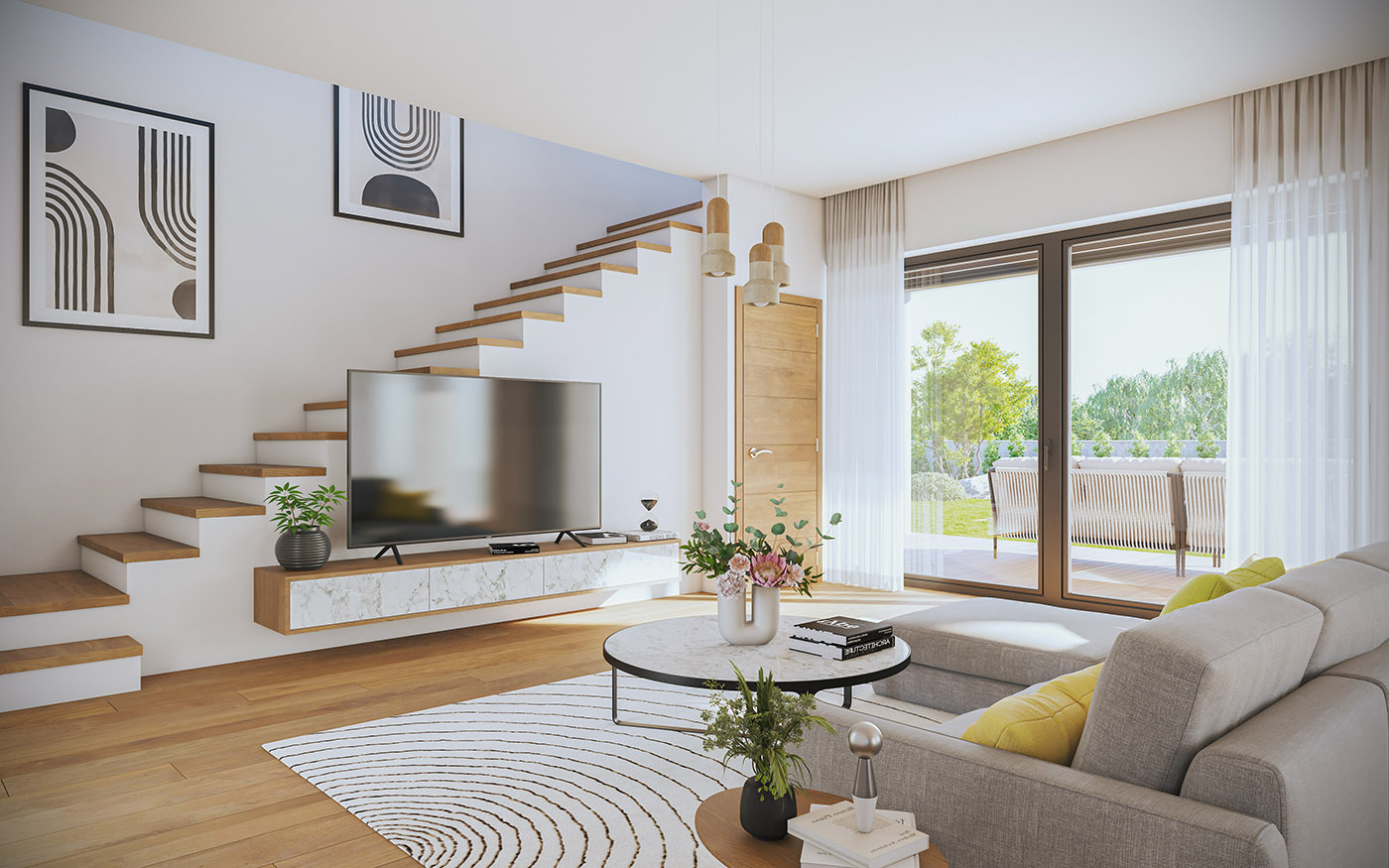 príklad interiéru domu