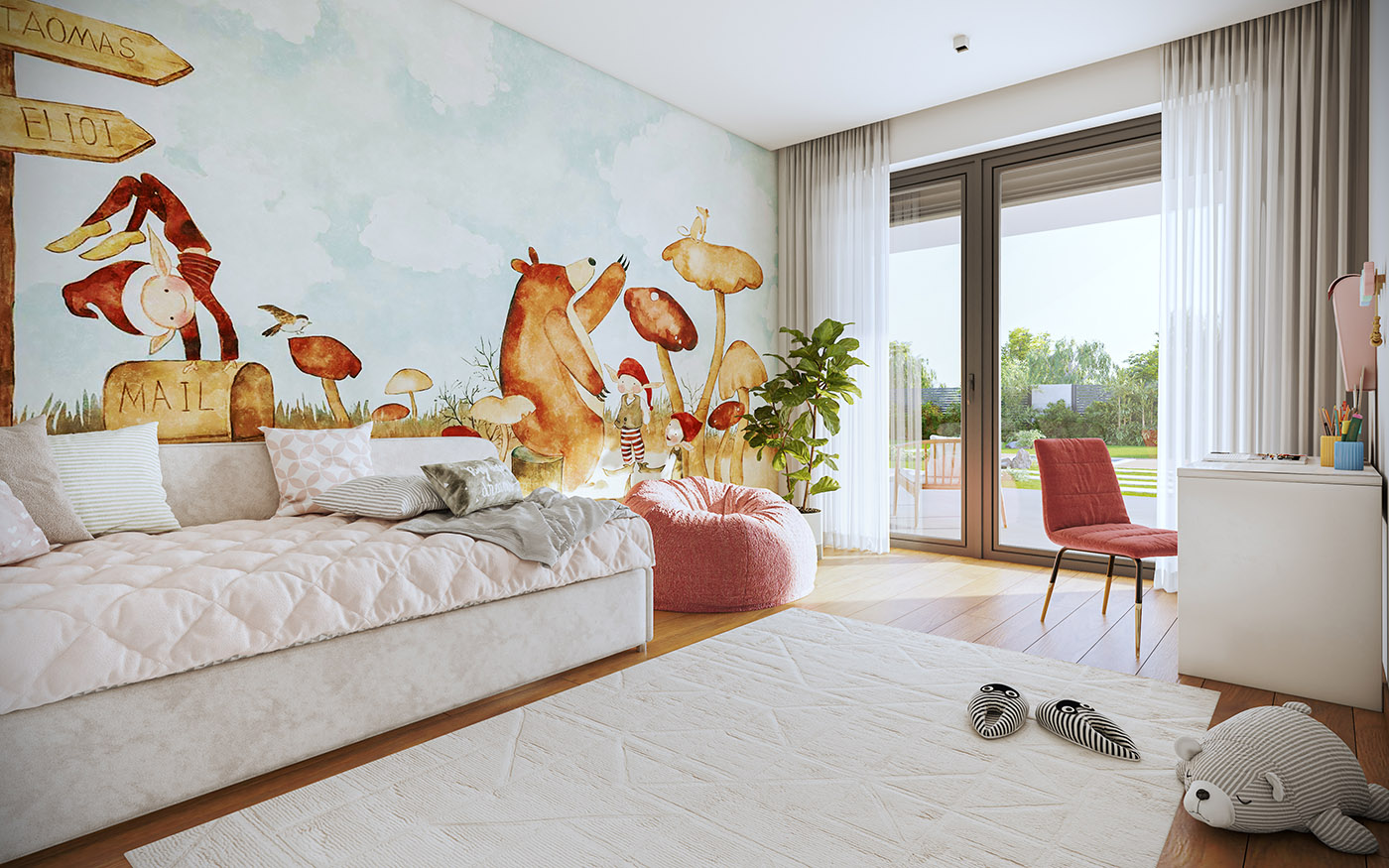 príklad interiéru domu