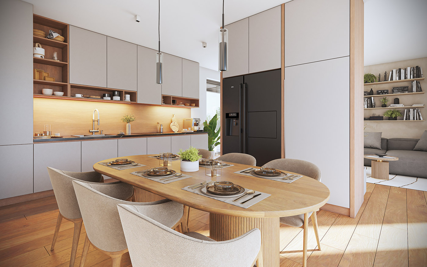 príklad interiéru domu