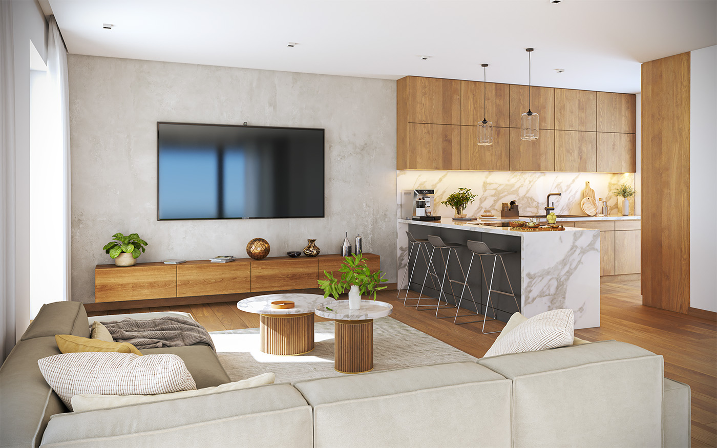 príklad interiéru domu