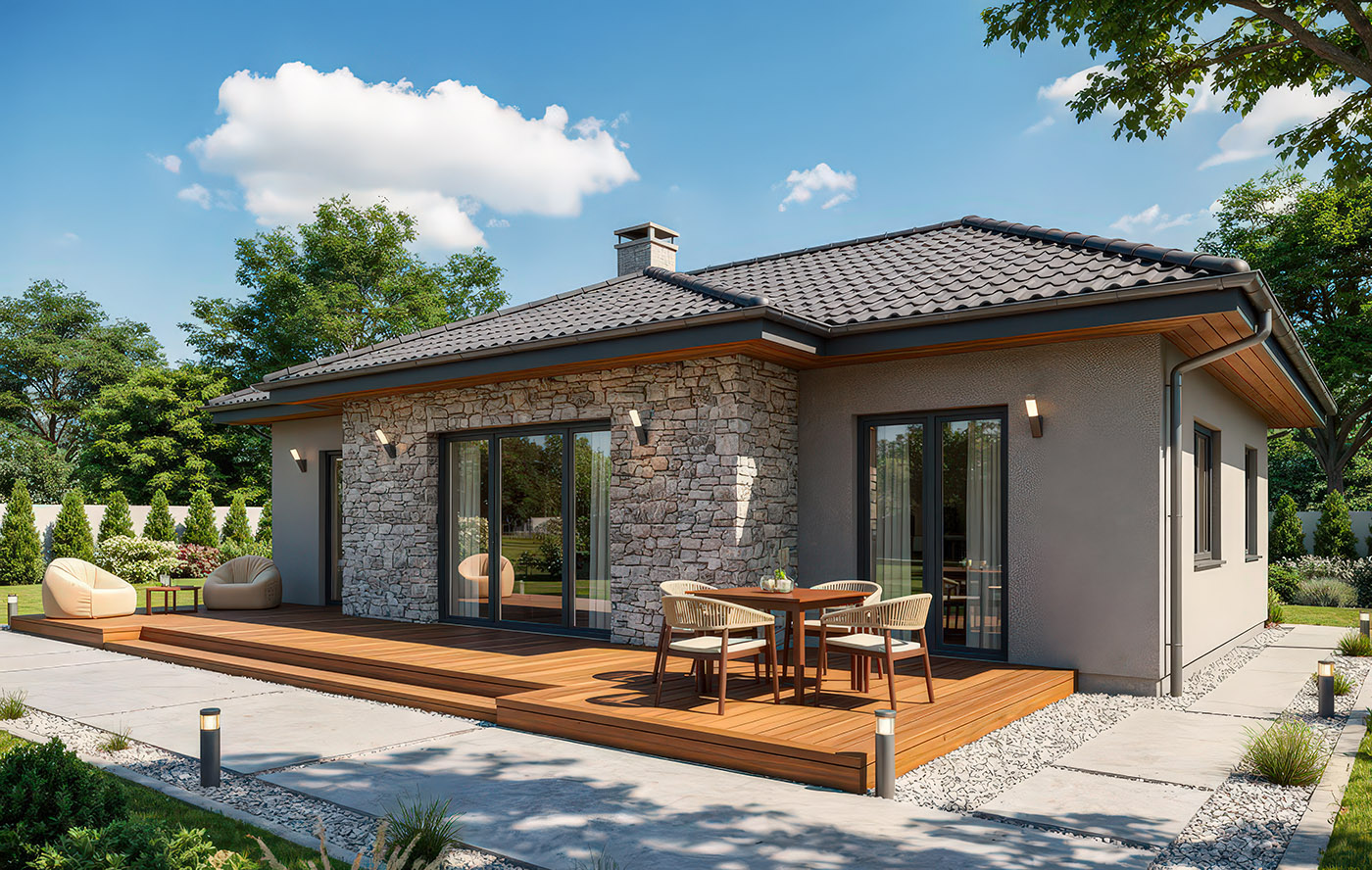 pohľad - perspektíva domu Kristína 8