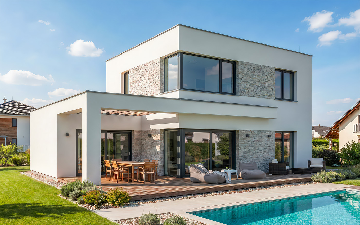 pohľad - perspektíva domu Dominik 50