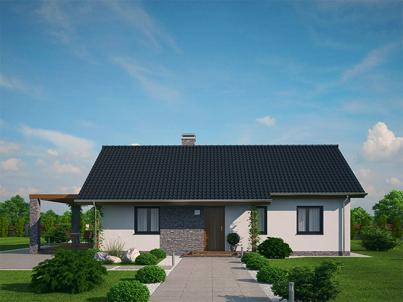 pohľad domu