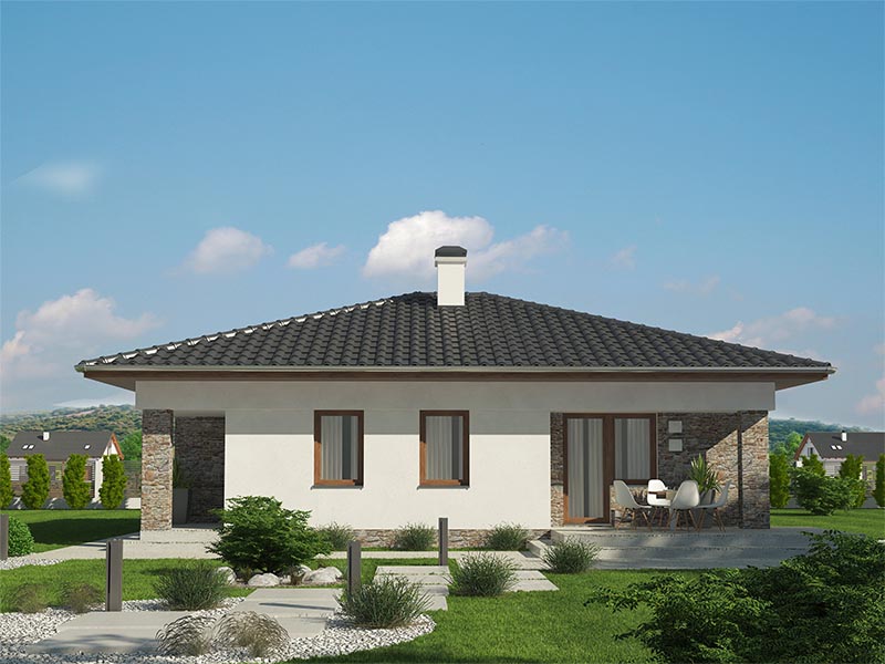pohľad domu