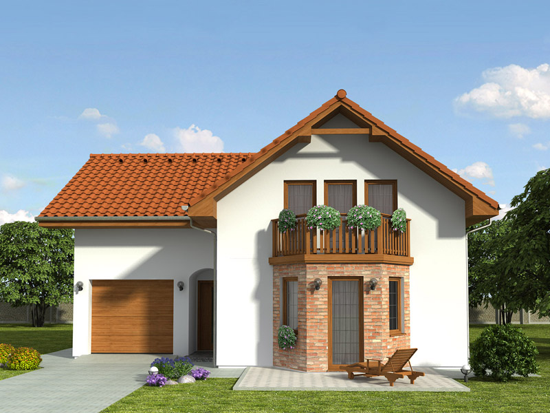 pohľad domu