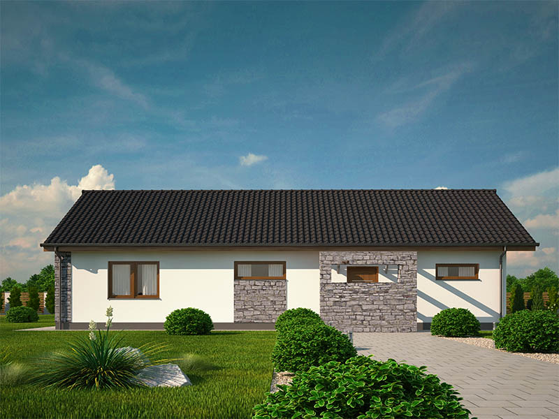 pohľad domu