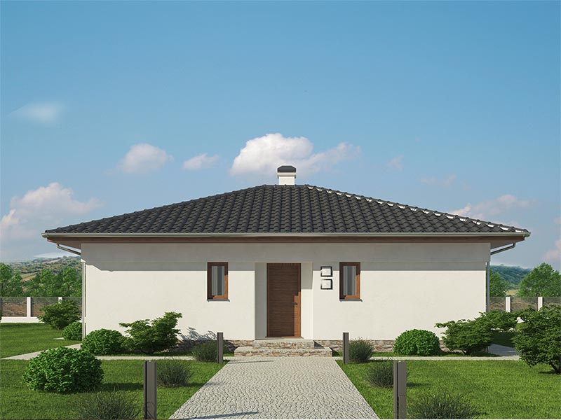 pohľad domu