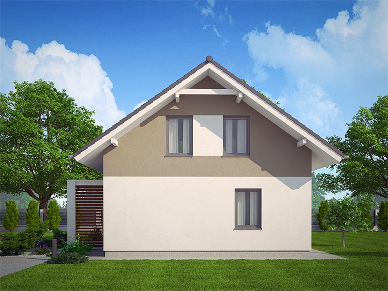 pohľad domu