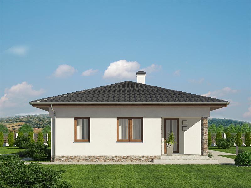 pohľad domu