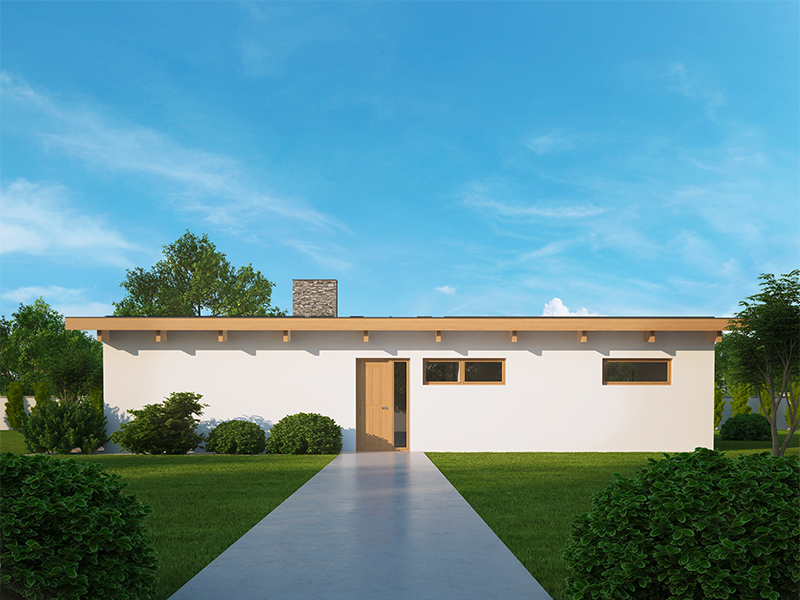 pohľad - perspektíva domu Lukáš 26