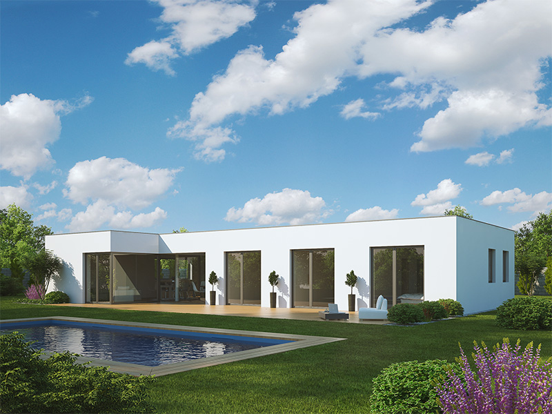 pohľad - perspektíva domu Lukáš 29