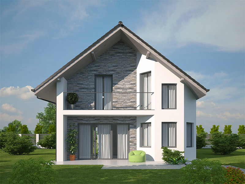 pohľad domu