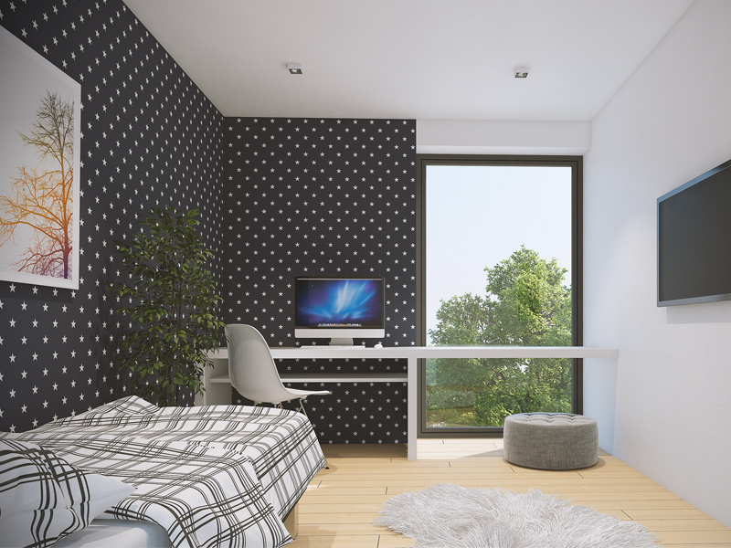 príklad interiéru domu