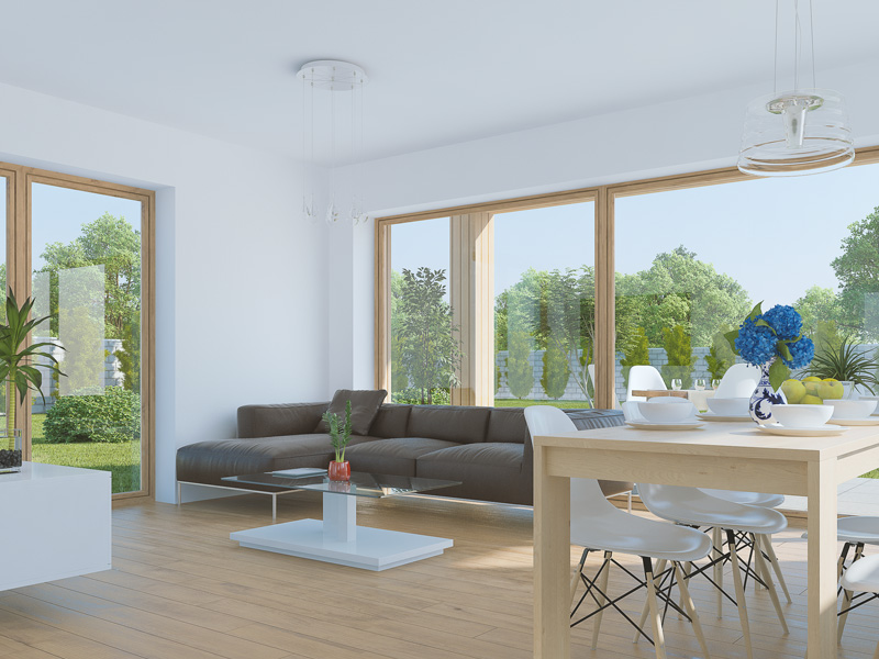 príklad interiéru domu