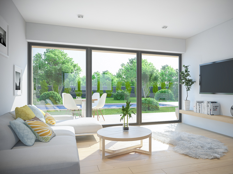 príklad interiéru domu