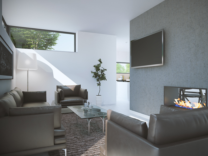 príklad interiéru domu