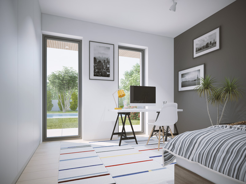 príklad interiéru domu