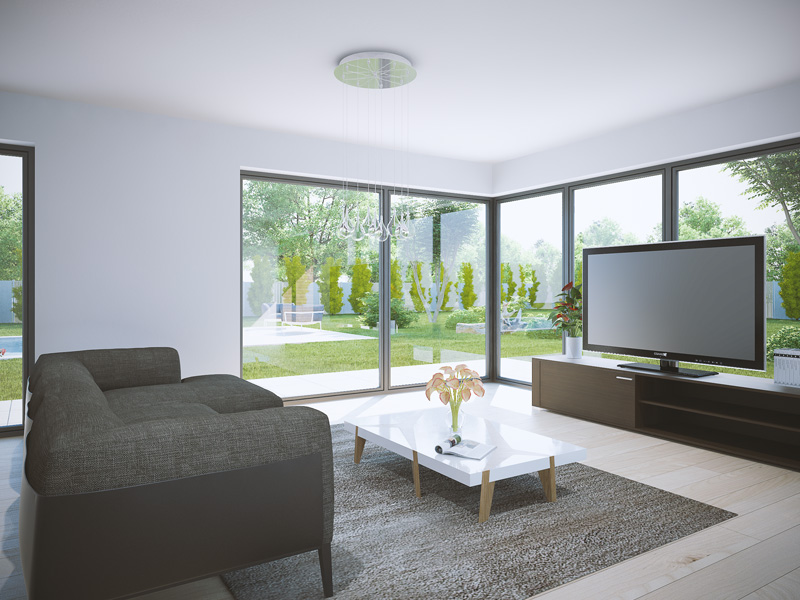 príklad interiéru domu