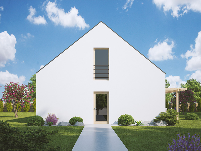 pohľad - perspektíva domu Blanka 50