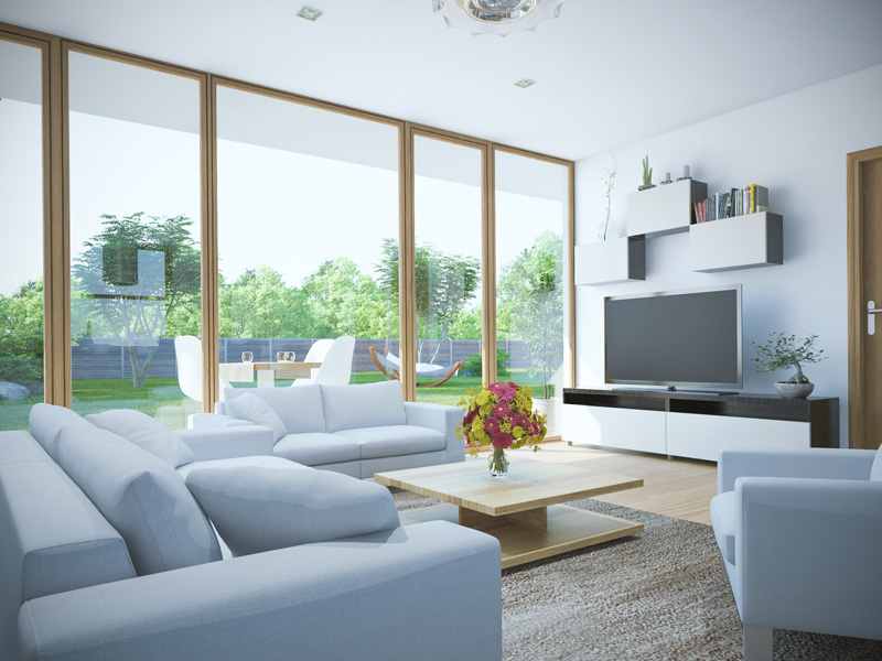 príklad interiéru domu