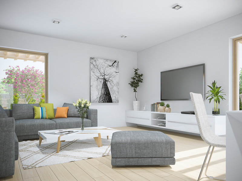 príklad interiéru domu