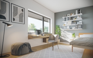 príklad interiéru domu