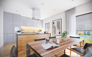 príklad interiéru domu