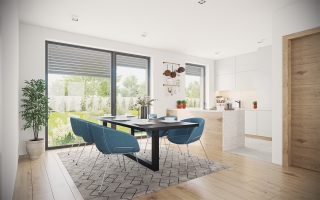 príklad interiéru domu